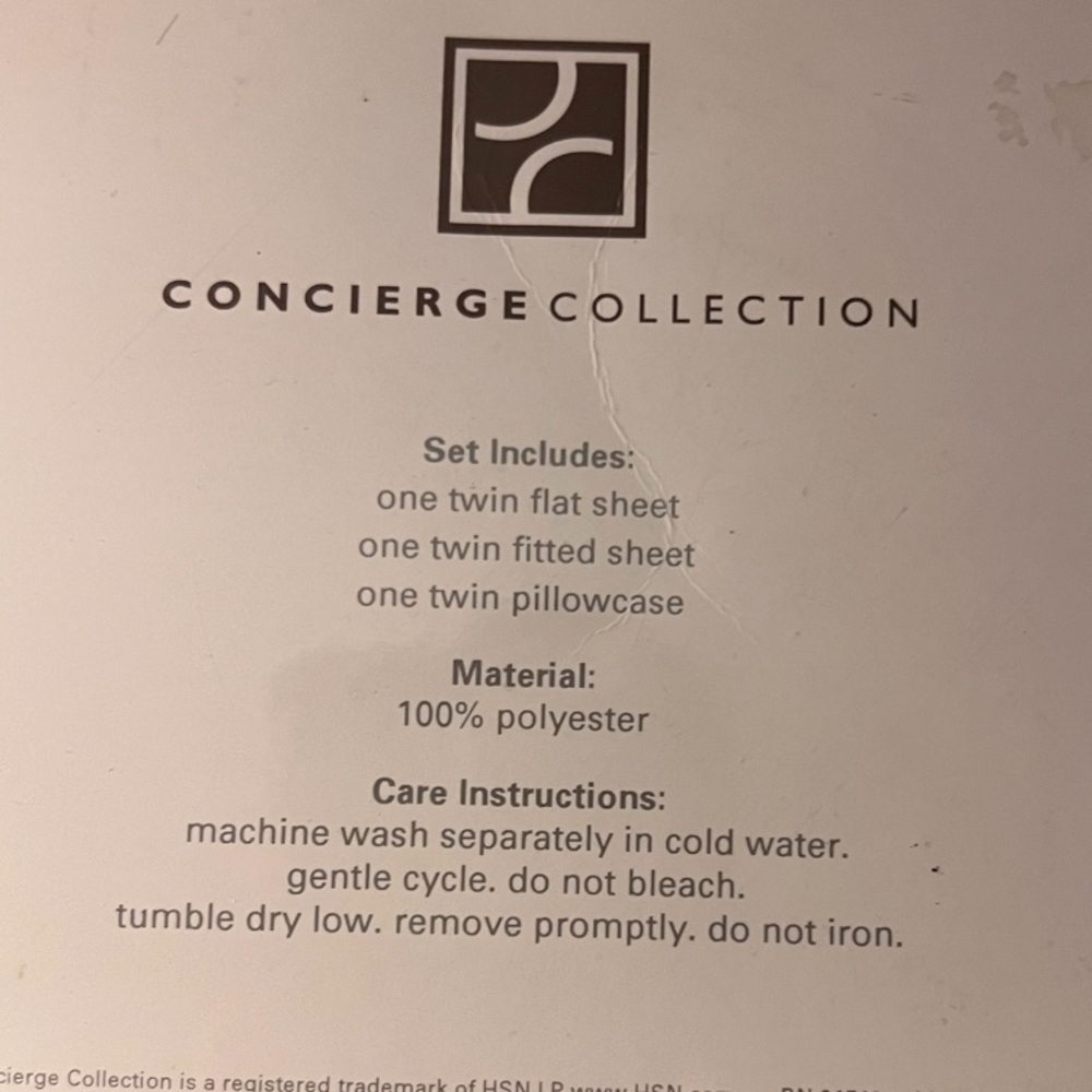 NEW Concierge Collection Sheet Set - Picture 2 of 2